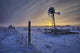 Hoar Frost On A Foggy Winter Sunset, Alberta Wall Mural