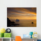 Sunrise And Iceberg Near Twillingate, Newfoundland And Labrador Wall Mural