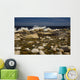 Waves Hitting Rocks, Anchor Brook, Newfoundland And Labrador Wall Mural