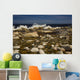 Waves Hitting Rocks, Anchor Brook, Newfoundland And Labrador Wall Mural
