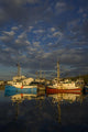 Fishing Boats, Durrell, Newfoundland And Labrador Wall Mural