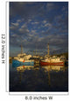 Fishing Boats, Durrell, Newfoundland And Labrador Wall Mural