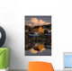 Reflection Of House In Water, Durrell, Newfoundland And Labrador Wall Mural