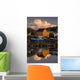 Reflection Of House In Water, Durrell, Newfoundland And Labrador Wall Mural