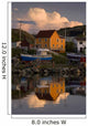 Reflection Of House In Water, Durrell, Newfoundland And Labrador Wall Mural