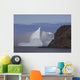 Iceberg In Fog, Twillingate, Newfoundland And Labrador Wall Mural