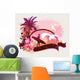 Surfer on a Beach Wall Decal