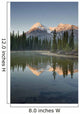 Elliot Peak And Whitegoat Lakes Wall Mural