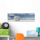 Pasture And Aspen Trees In Winter With The Canadian Rockies Wall Mural