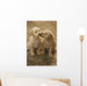 Mixed Breed 8-Week Old Puppy In Farm Yard Near Cochrane, Alberta Wall Mural