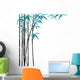 Black Bamboo Wall Decal