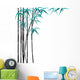 Black Bamboo Wall Decal