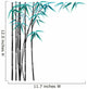 Black Bamboo Wall Decal