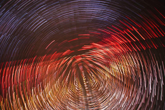 Colourful Blurred Lights Wall Mural