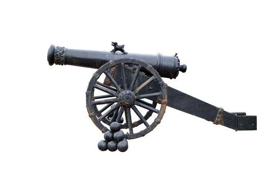 Ancient Cannon with Cores Wall Decal