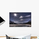 Spring Time Sun Over A Frozen Abraham Lake, Alberta Rockies Wall Mural