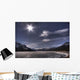 Spring Time Sun Over A Frozen Abraham Lake, Alberta Rockies Wall Mural