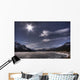 Spring Time Sun Over A Frozen Abraham Lake, Alberta Rockies Wall Mural