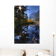 Autumn Afternoon On Cavell Lake Below Mount Edith Cavell Wall Mural