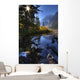 Autumn Afternoon On Cavell Lake Below Mount Edith Cavell Wall Mural