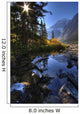 Autumn Afternoon On Cavell Lake Below Mount Edith Cavell Wall Mural