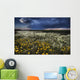 Foxtails And Wildflowers Wall Mural