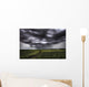 Storm Clouds And Rain Over A Track Wall Mural