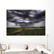 Storm Clouds And Rain Over A Track Wall Mural