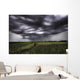 Storm Clouds And Rain Over A Track Wall Mural
