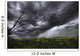 Rain And Thunderstorm Over A Canola Field South Of Bon Accord, Alberta Wall Mural