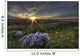 Summer Sunset Over Prairie Wildflowers North Of Bon Accord, Alberta Wall Mural