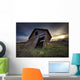 Falling Granary At Sunrise, Prairies In Edmonton, Alberta Wall Mural