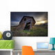 Falling Granary At Sunrise, Prairies In Edmonton, Alberta Wall Mural