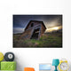 Falling Granary At Sunrise, Prairies In Edmonton, Alberta Wall Mural