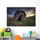 Falling Granary At Sunrise, Prairies In Edmonton, Alberta Wall Mural
