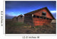 Three Old Red Granaries On The Alberta Prairie, North Of Edmonton Wall Mural