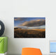 Farm And Stubble In Fall During Harvest, Near Edmonton, Alberta Wall Mural
