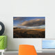 Farm And Stubble In Fall During Harvest, Near Edmonton, Alberta Wall Mural