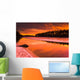 Spring Thaw Sunset, Rocky Lake, Nova Scotia Wall Mural