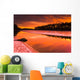 Spring Thaw Sunset, Rocky Lake, Nova Scotia Wall Mural