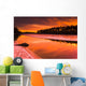 Spring Thaw Sunset, Rocky Lake, Nova Scotia Wall Mural