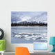 Ice On The North Saskatchewan River Wall Mural