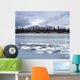 Ice On The North Saskatchewan River Wall Mural