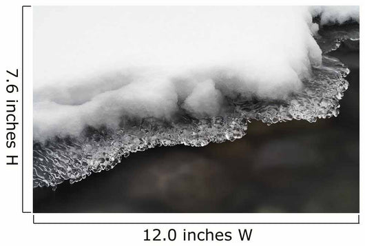 Ice On The North Saskatchewan River, Banff National Park, Alberta Wall Mural
