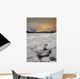 Sunrise Over Lake Abraham At Windy Point Wall Mural