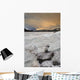 Sunrise Over Lake Abraham At Windy Point Wall Mural