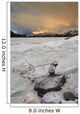 Sunrise Over Lake Abraham At Windy Point Wall Mural