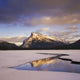 Vermilion Lake And Mount Rundle, Banff National Park, Alberta Wall Mural