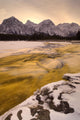 Athabasca River And Mt Fryatt, Jasper National Park, Alberta Wall Mural