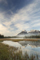 Whitegoat Lake And Mount Elliot, Kootenay Plains, Alberta Wall Mural